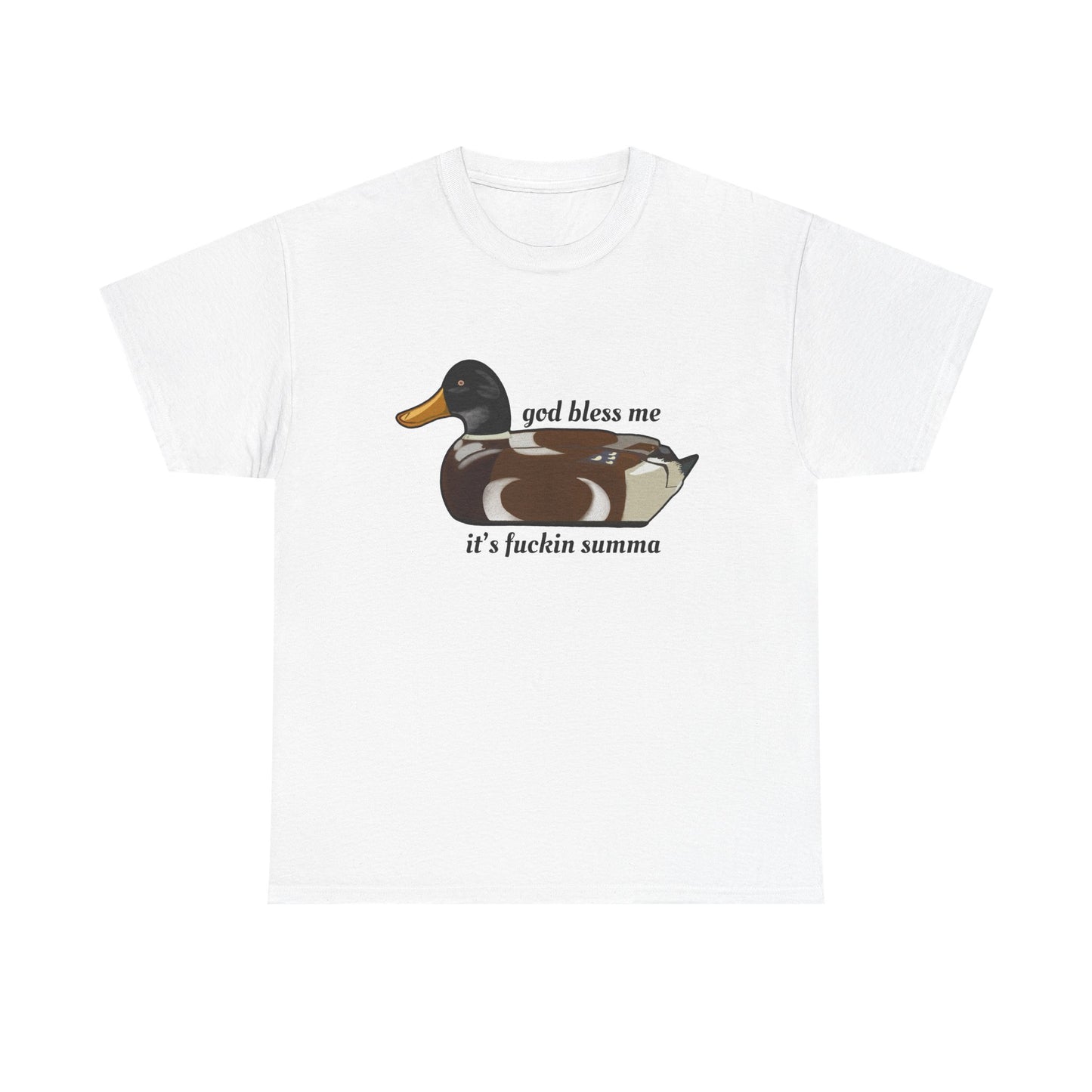 Jersey Shore Duck Phone Unisex Heavy Cotton Tee