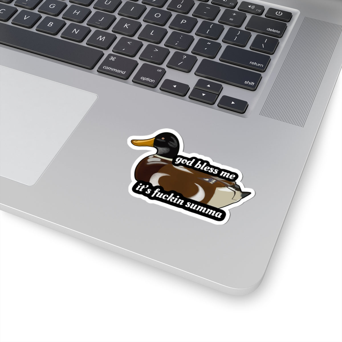 Jersey Shore Duck Phone Kiss-Cut Sticker