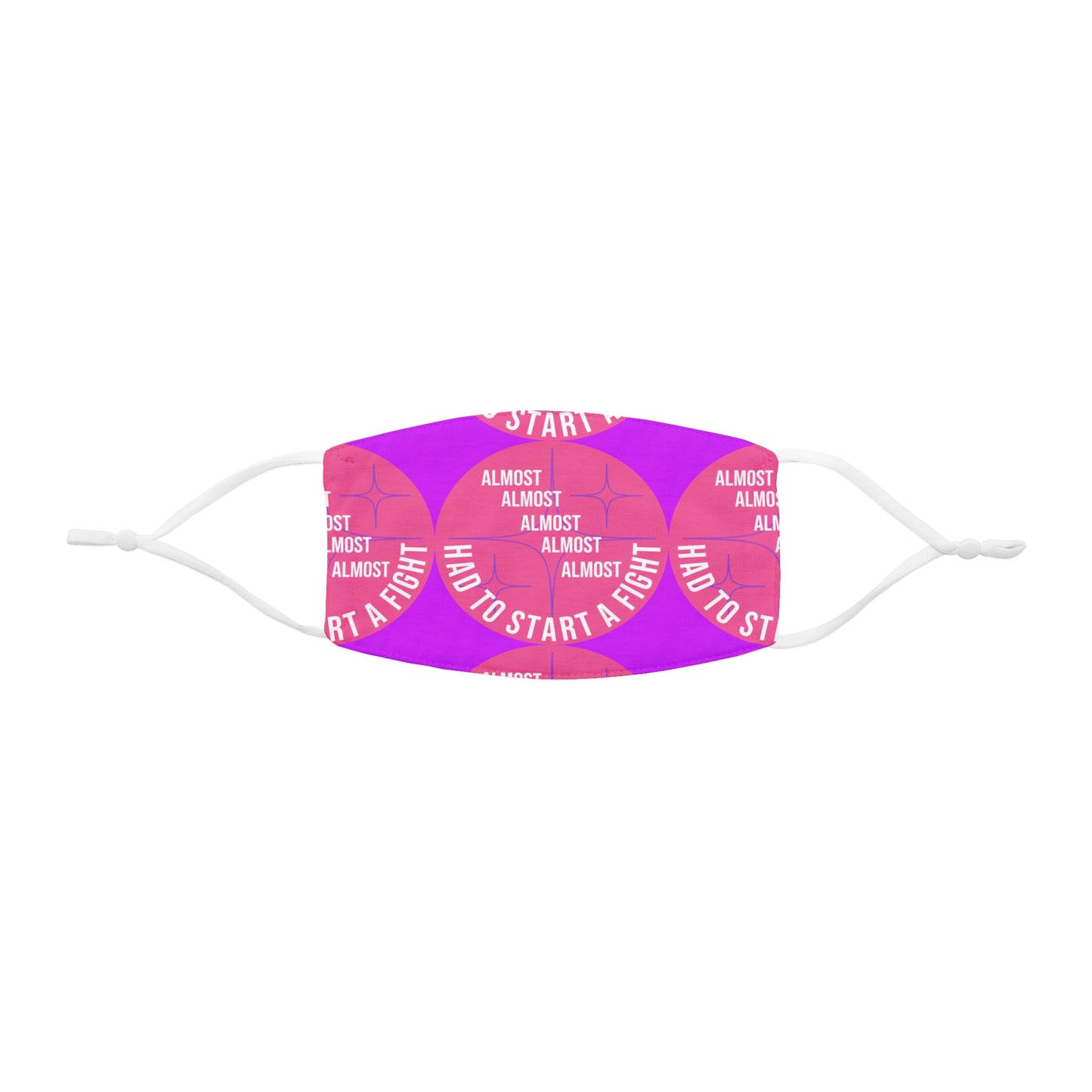 Punk Lyric Snug-Fit Polyester Face Mask