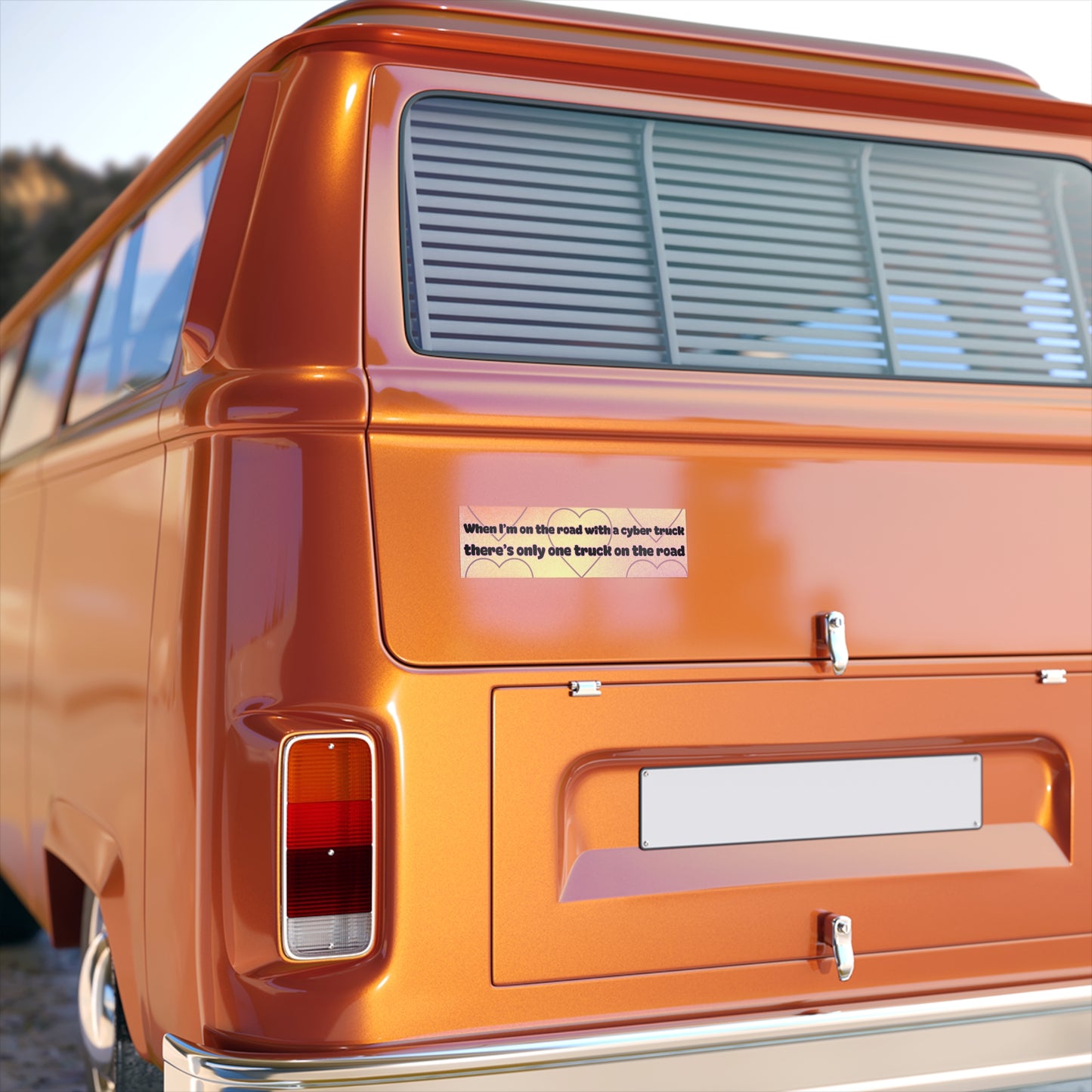 Real Truck Bumper Sticker