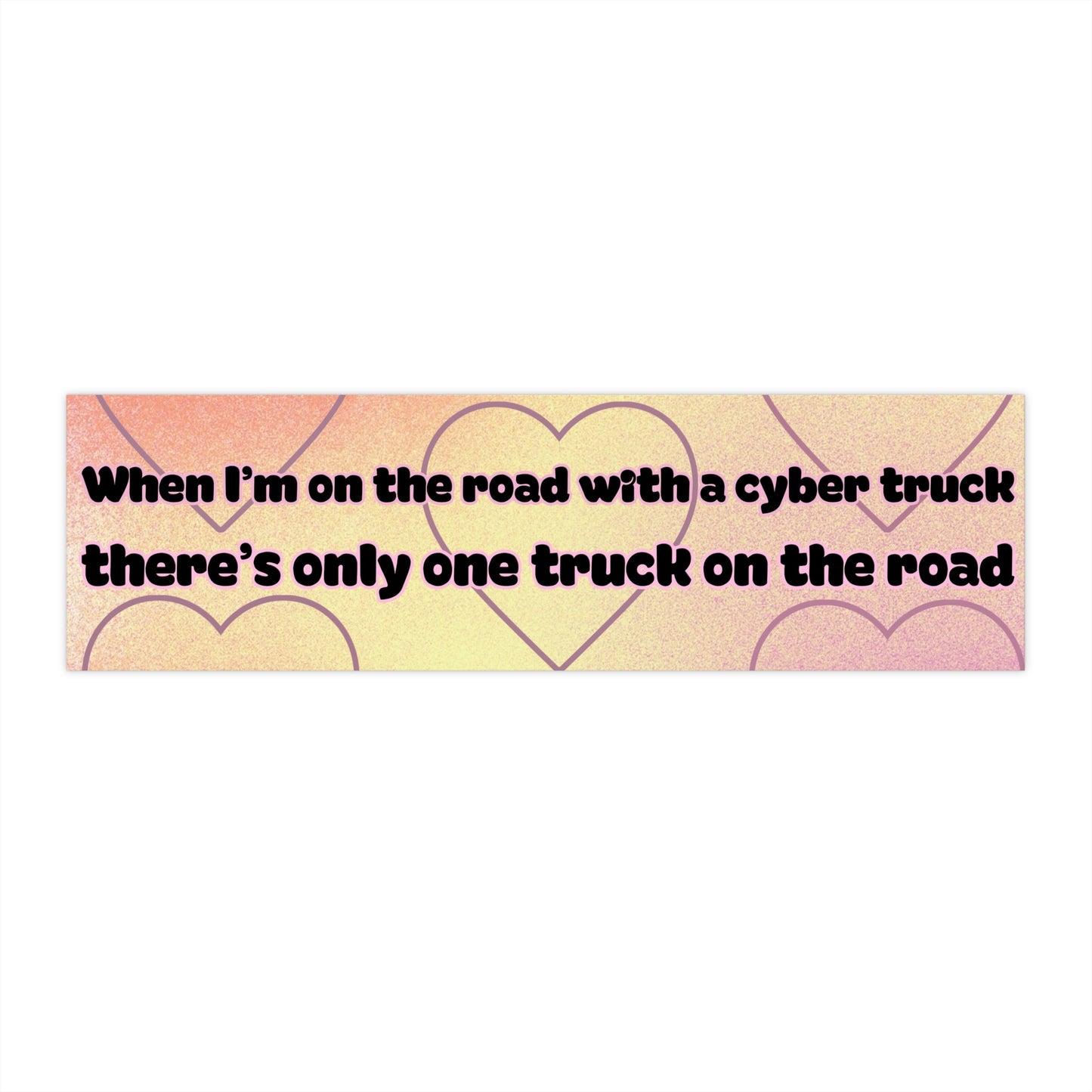 Real Truck Bumper Sticker