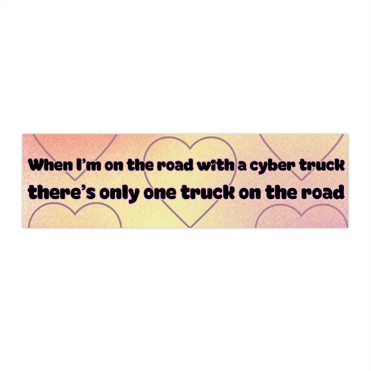 Real Truck Bumper Sticker