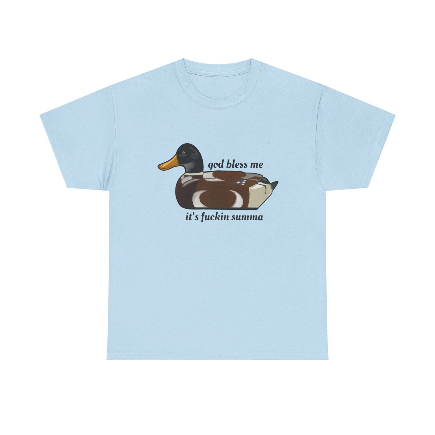 Jersey Shore Duck Phone Unisex Heavy Cotton Tee