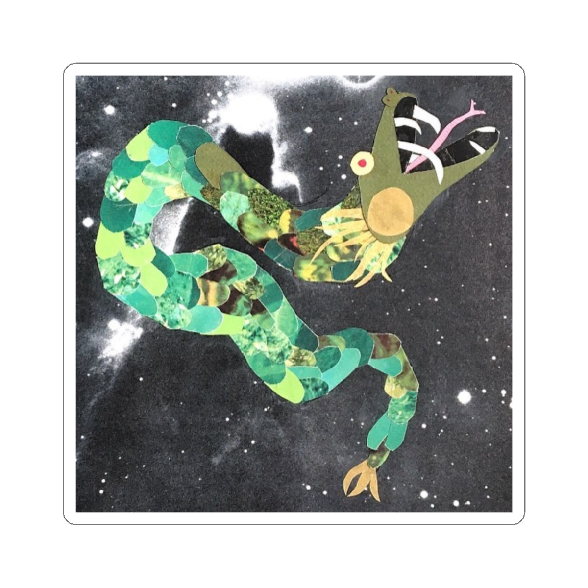 Trash Dragon Kiss-Cut Sticker