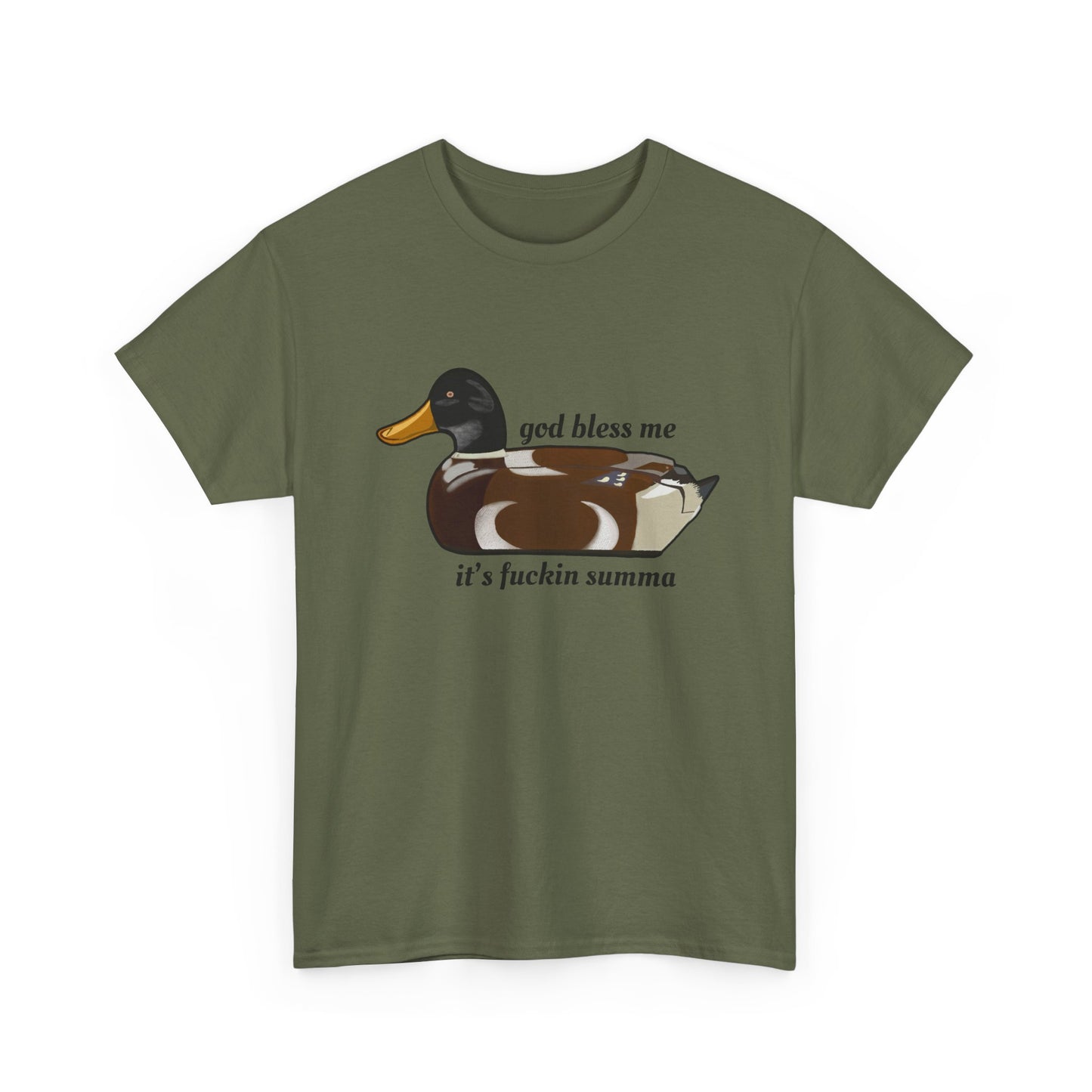 Jersey Shore Duck Phone Unisex Heavy Cotton Tee