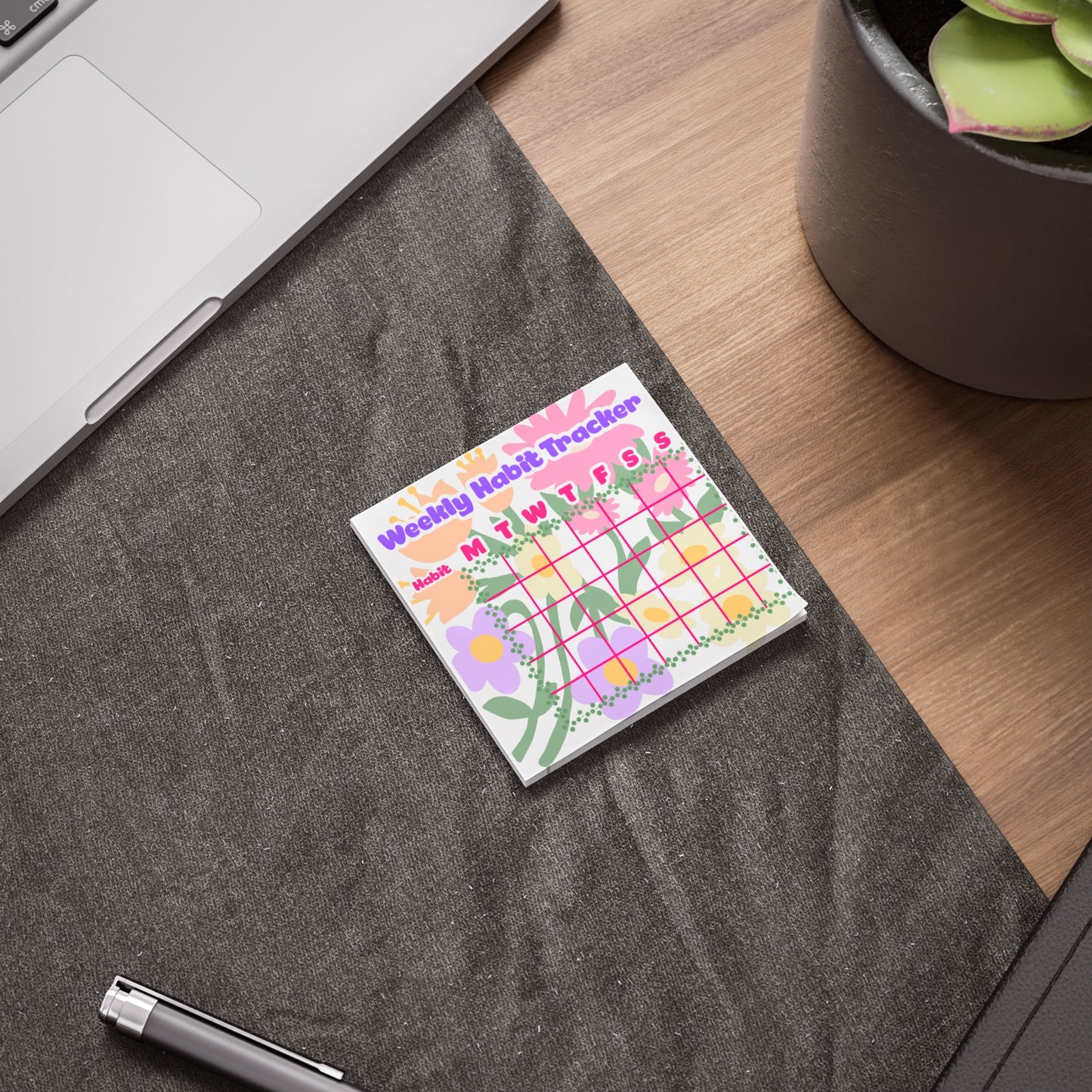 Weekly Habit Tracker Post-it® Note Pad