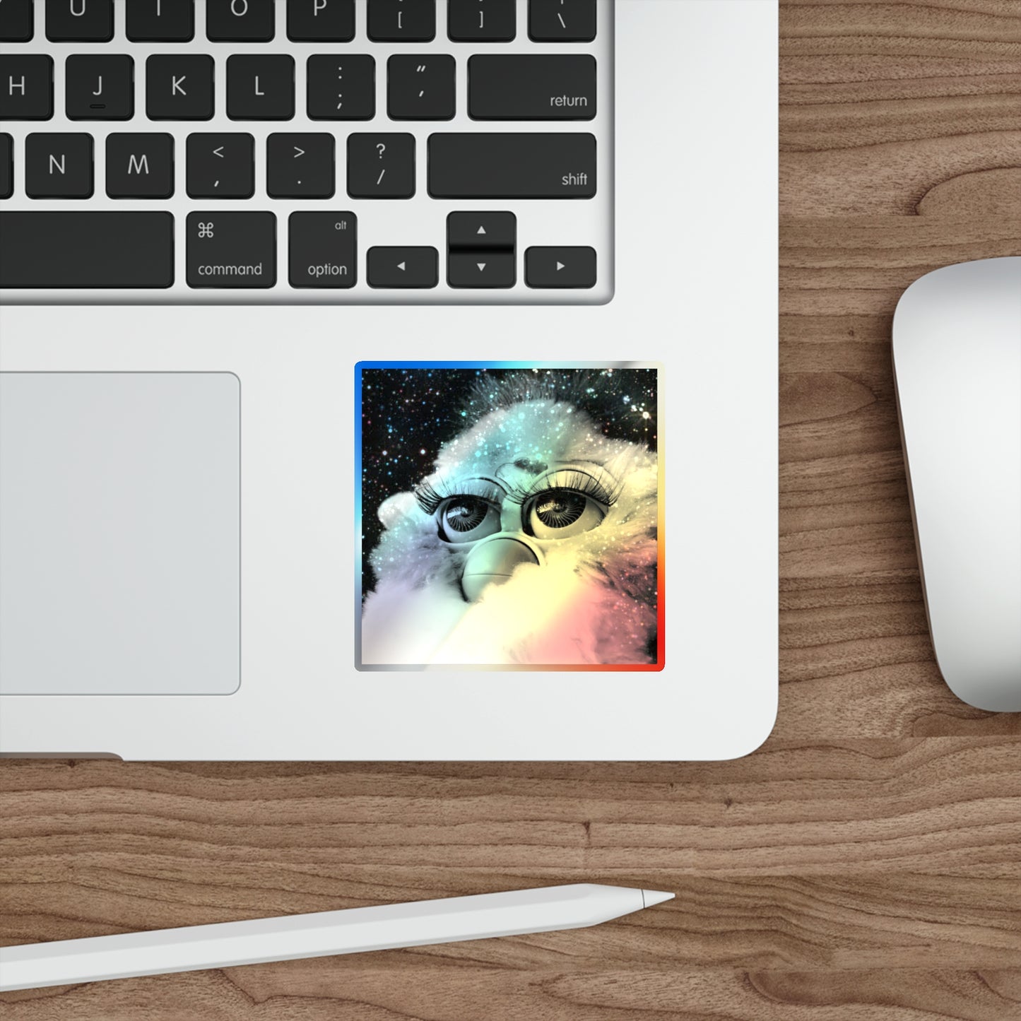 Furbalicious Holographic Die-cut Stickers