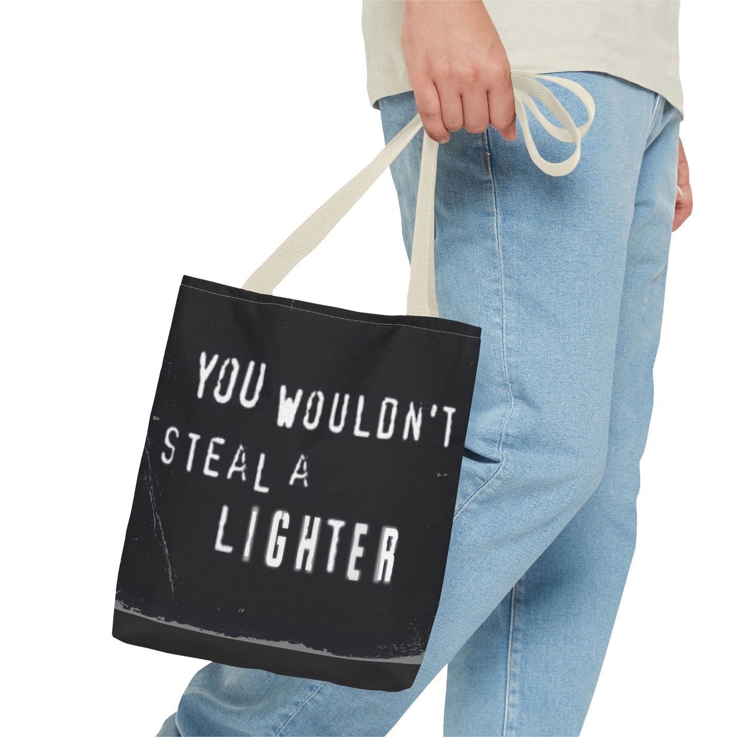 Lighter Piracy is a Crime Tote Bag