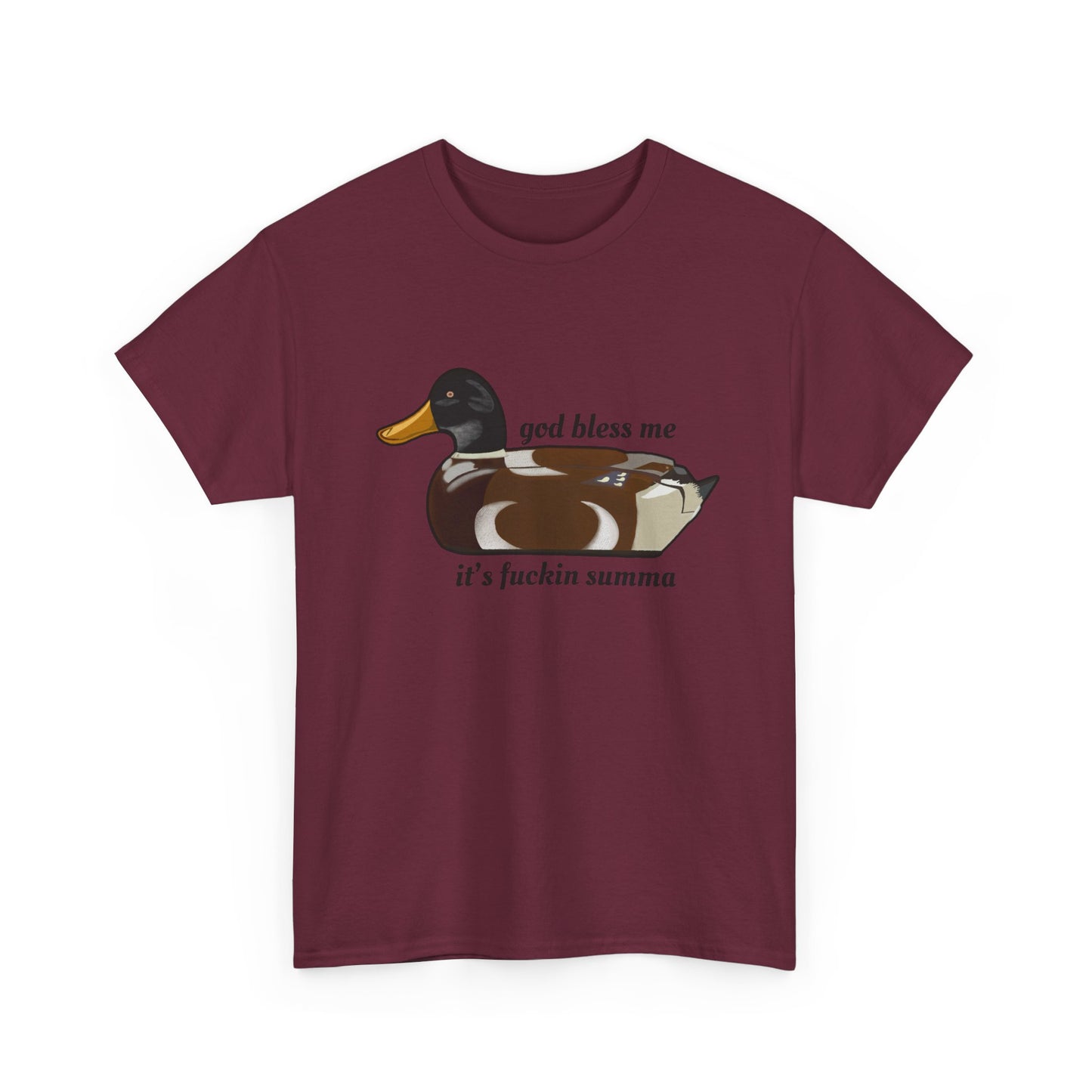 Jersey Shore Duck Phone Unisex Heavy Cotton Tee
