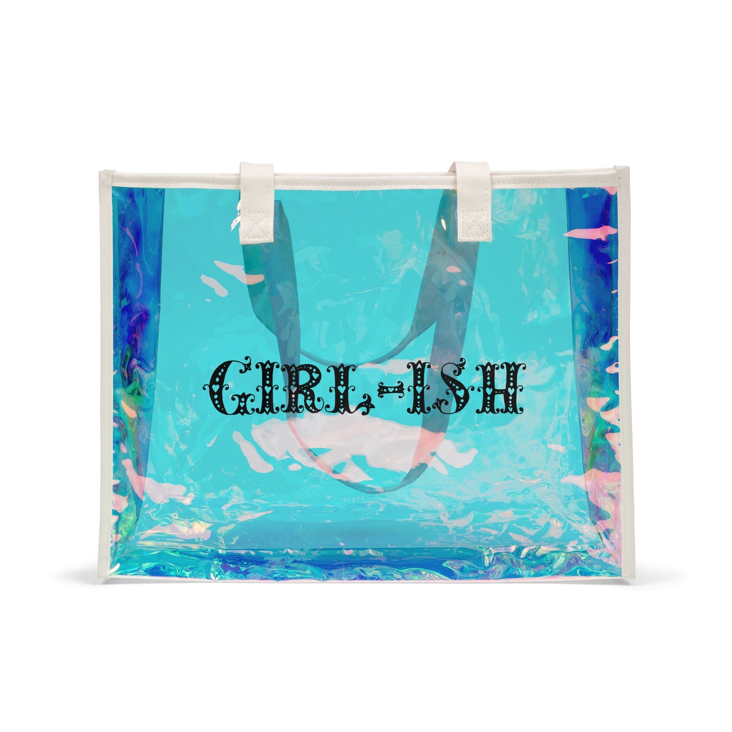 Girl-ish Beach Holographic Tote Bag