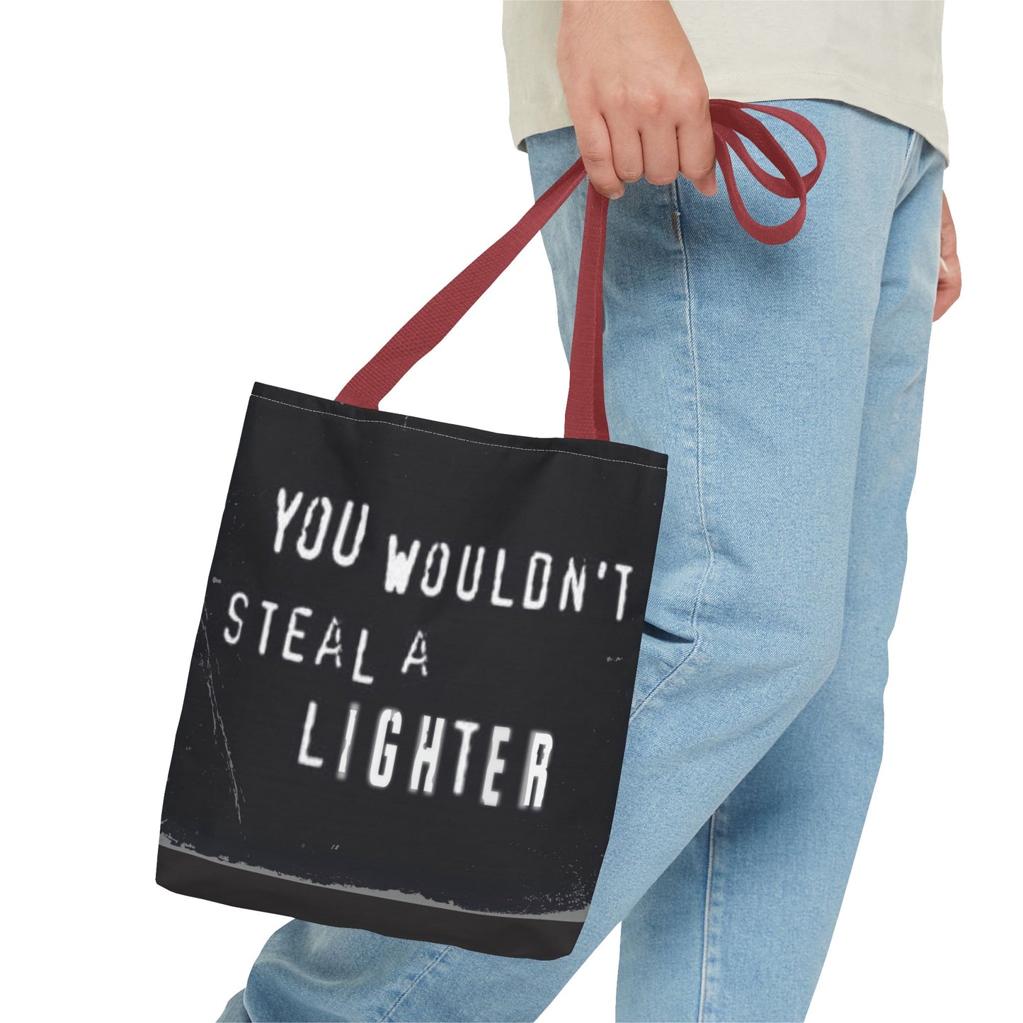 Lighter Piracy is a Crime Tote Bag