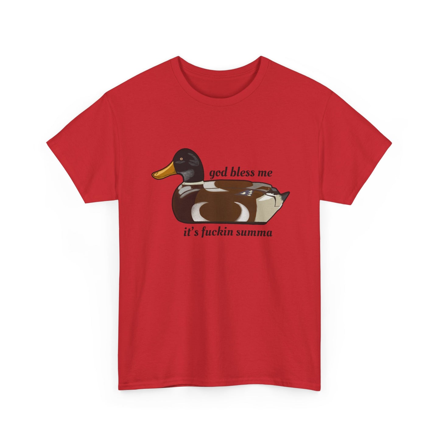 Jersey Shore Duck Phone Unisex Heavy Cotton Tee