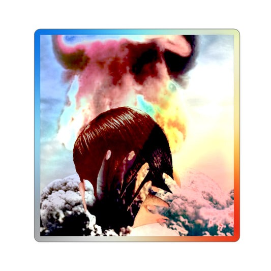 Disaster Magnet Holographic Die-cut Sticker