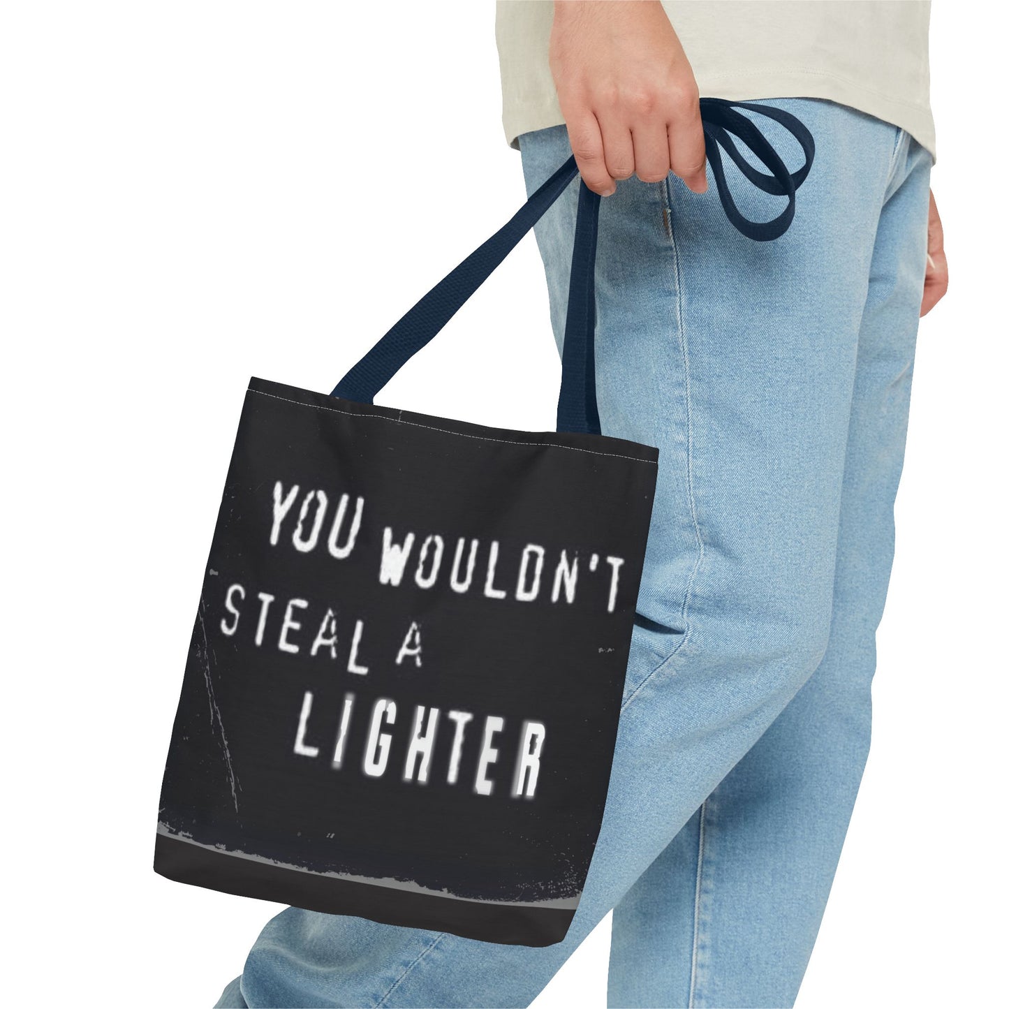 Lighter Piracy is a Crime Tote Bag