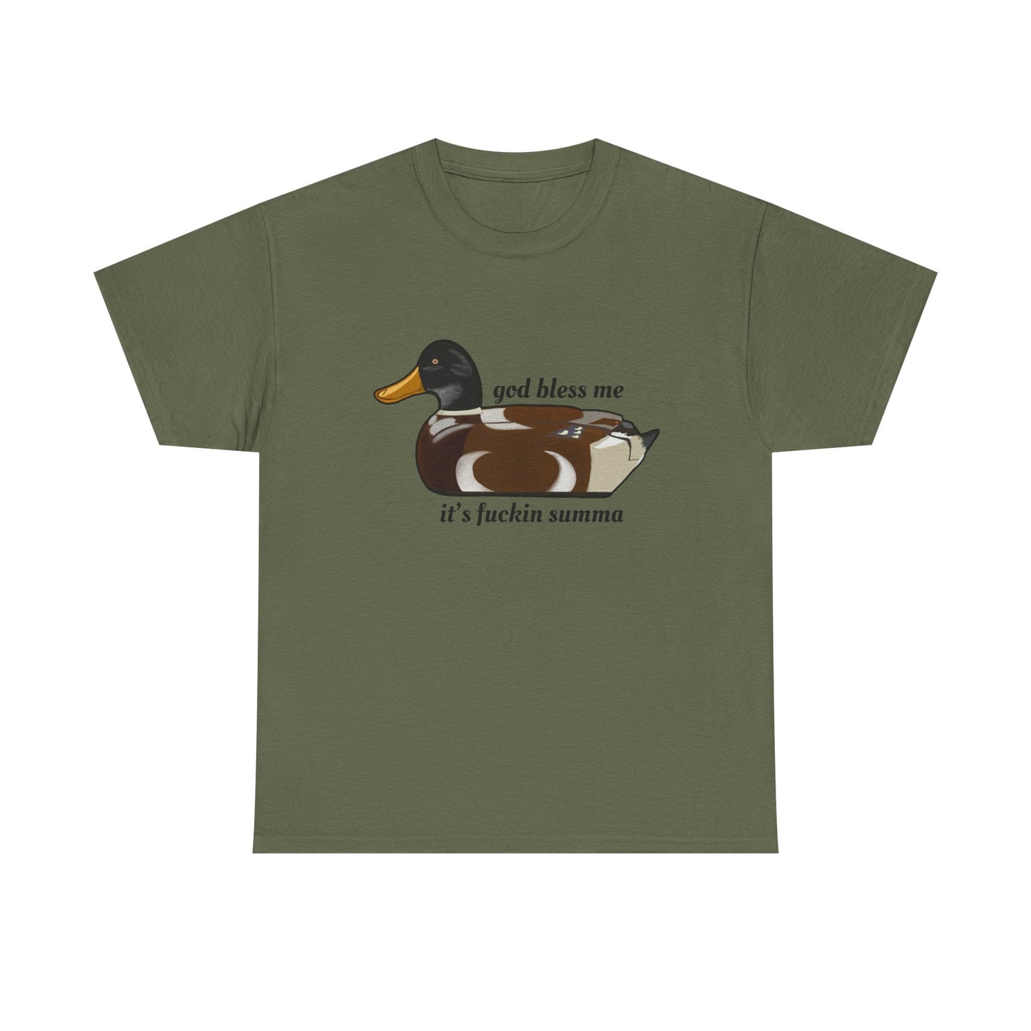 Jersey Shore Duck Phone Unisex Heavy Cotton Tee