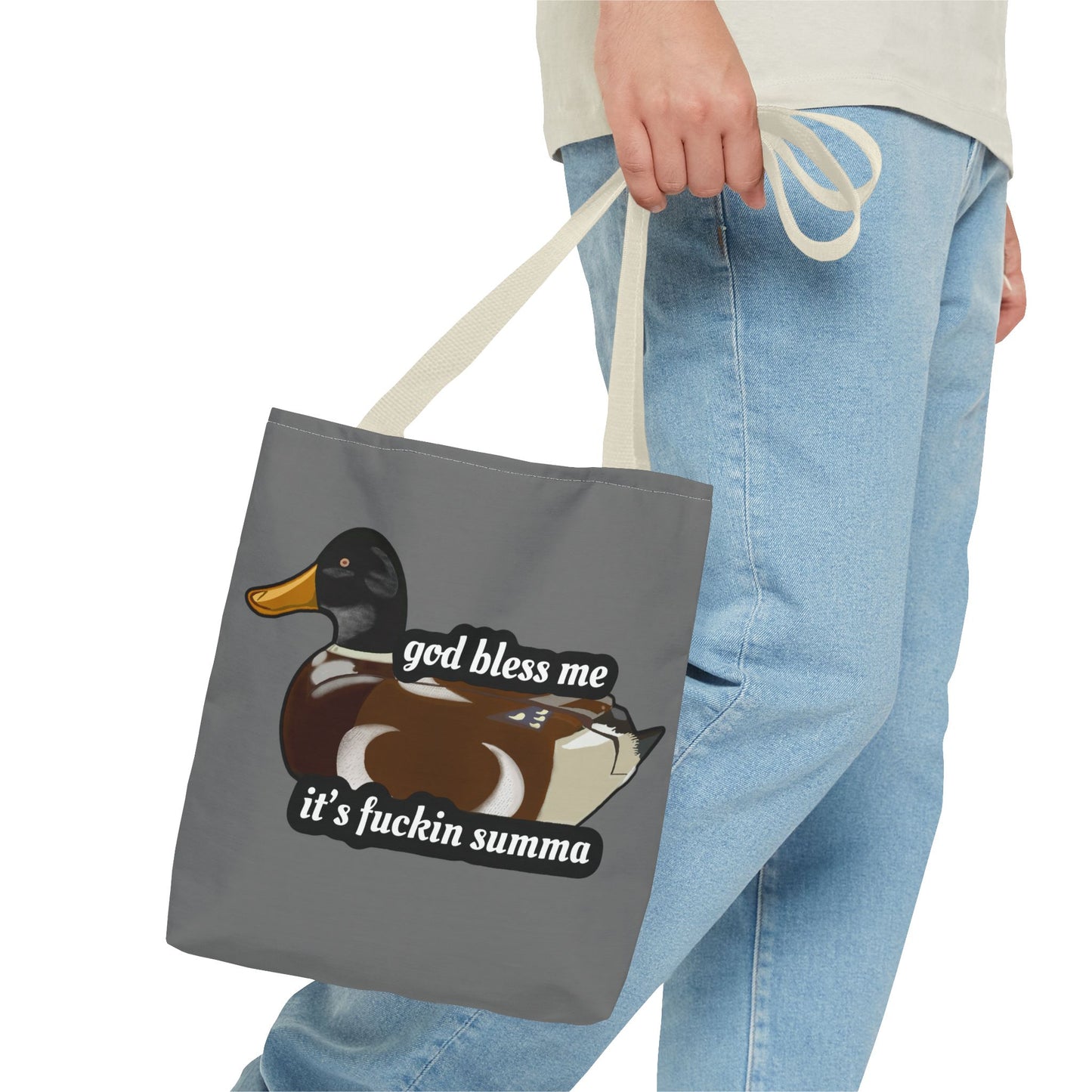 Jersey Shore Duck Phone Tote Bag