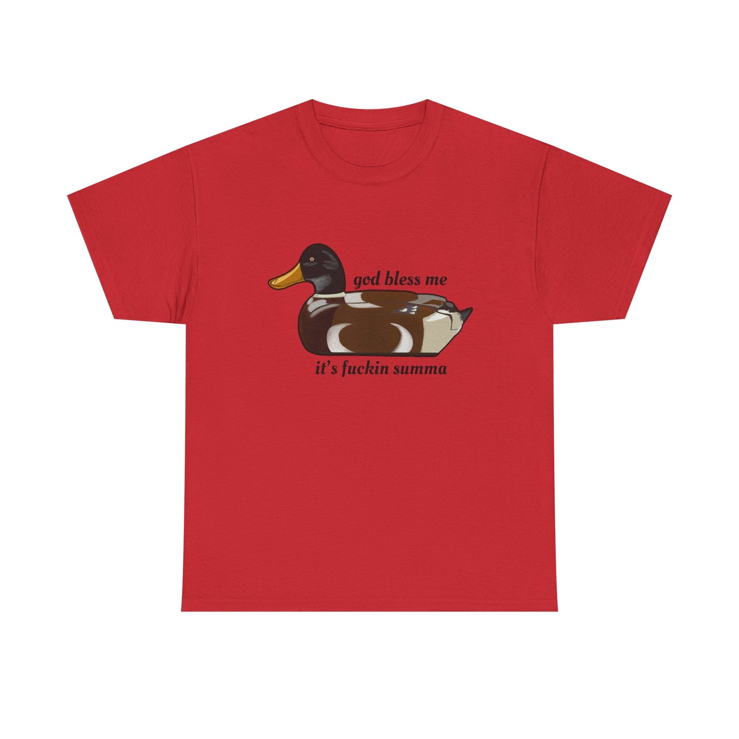Jersey Shore Duck Phone Unisex Heavy Cotton Tee