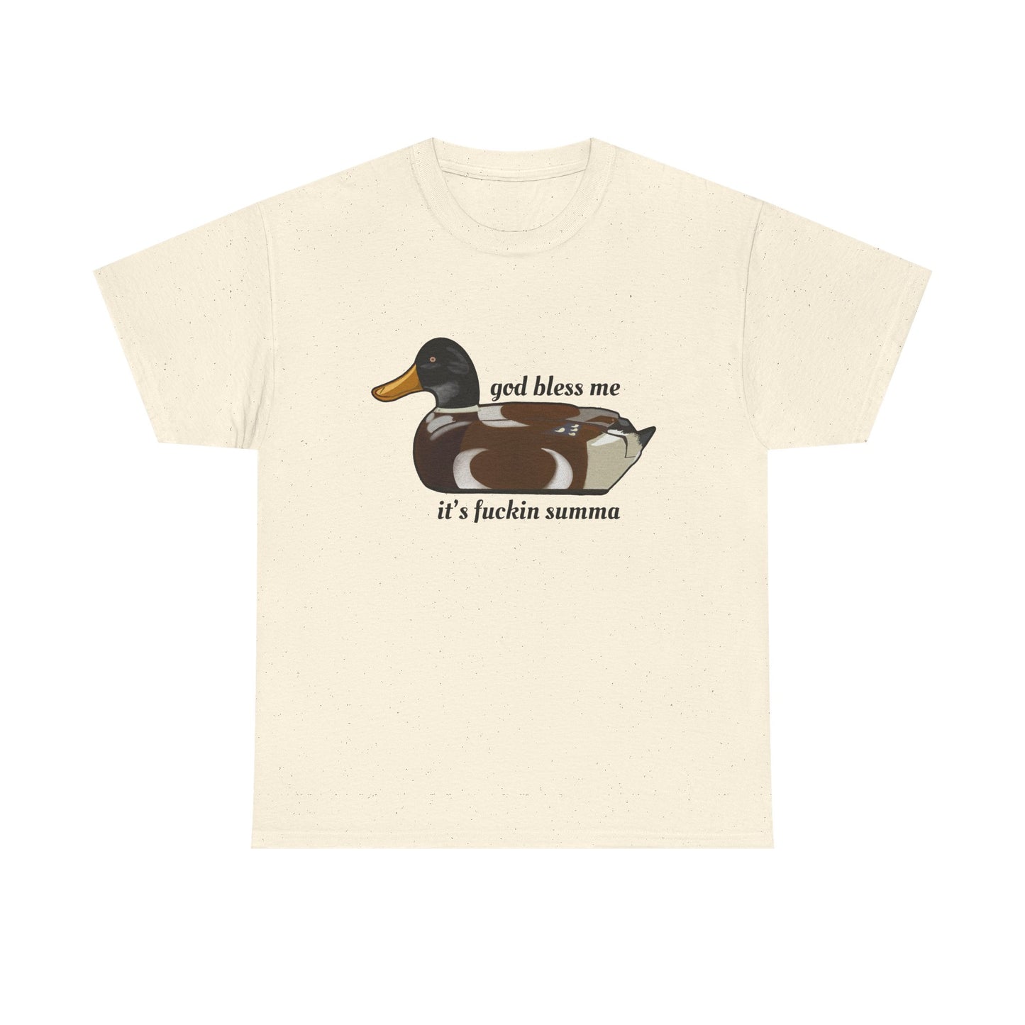 Jersey Shore Duck Phone Unisex Heavy Cotton Tee