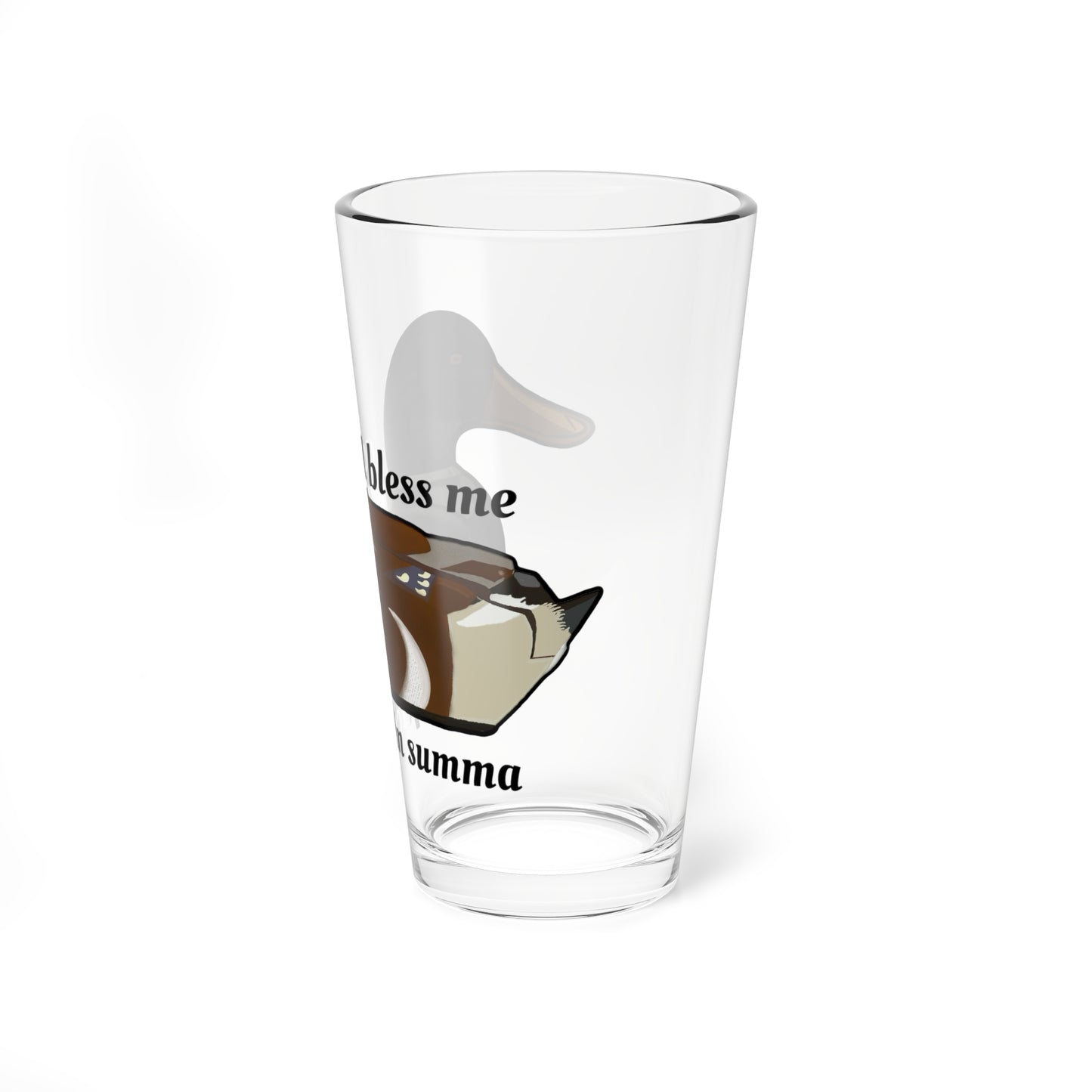 Jersey Shore Duck Phone Mixing Glass, 16oz