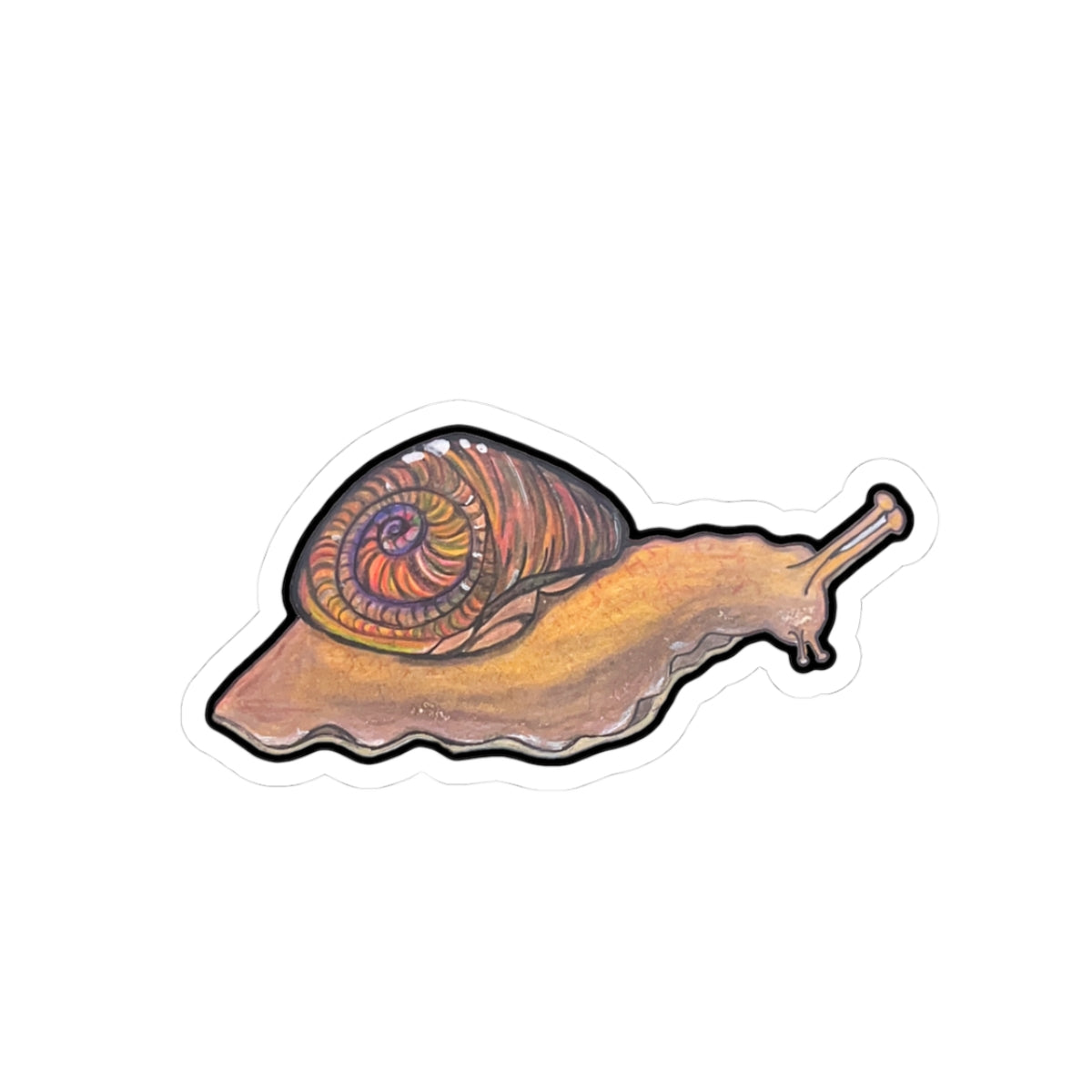 Snail Kiss-Cut Sticker